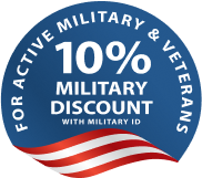 100% military discount